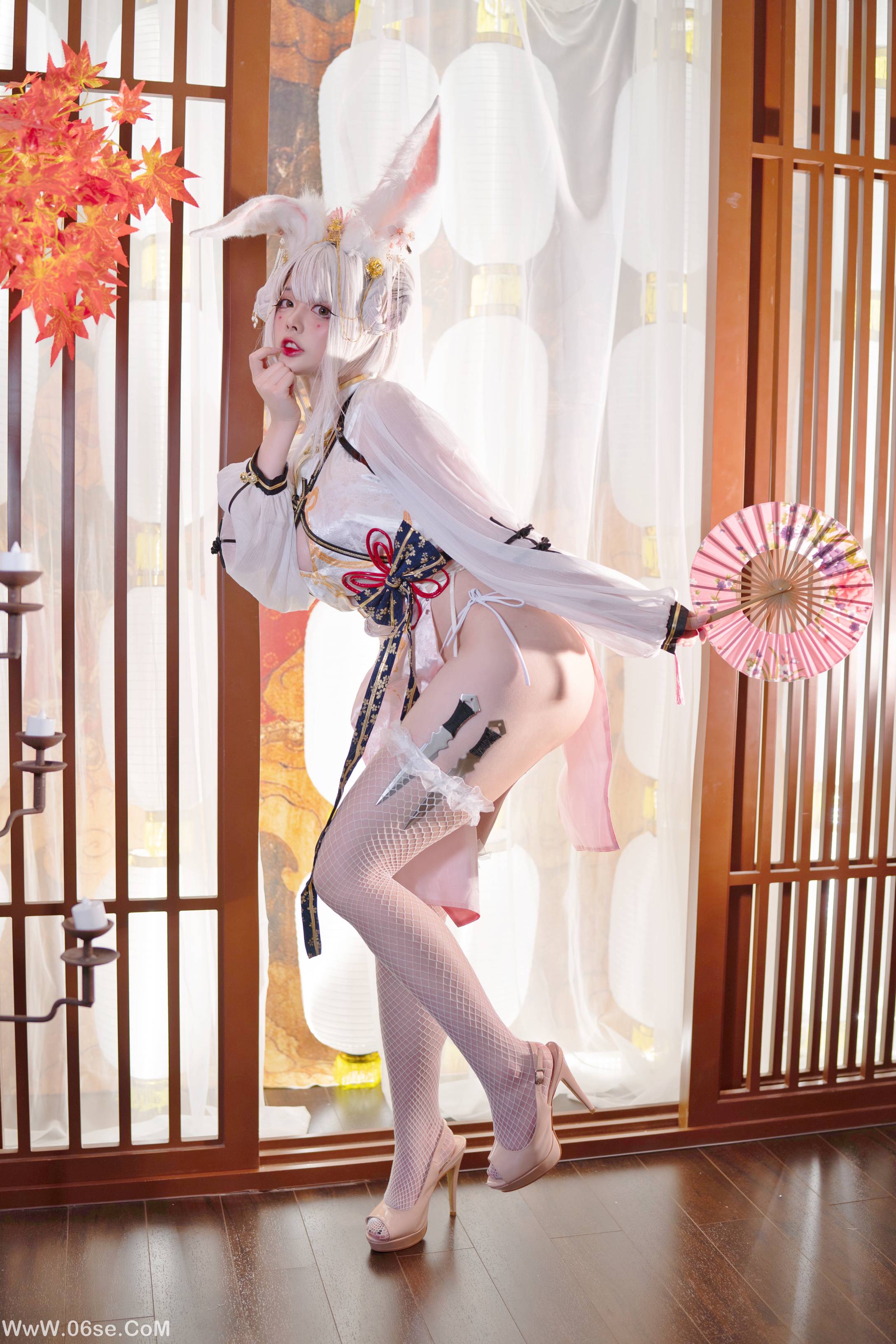 图片[18]-NinJa阿寨寨 NO.003 肉肉大白兔[56P210M]-六色网