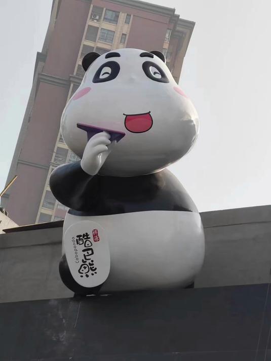 商场大型引流玻璃钢雕塑定制广场卡通熊IP形象景观装置公园吉祥物