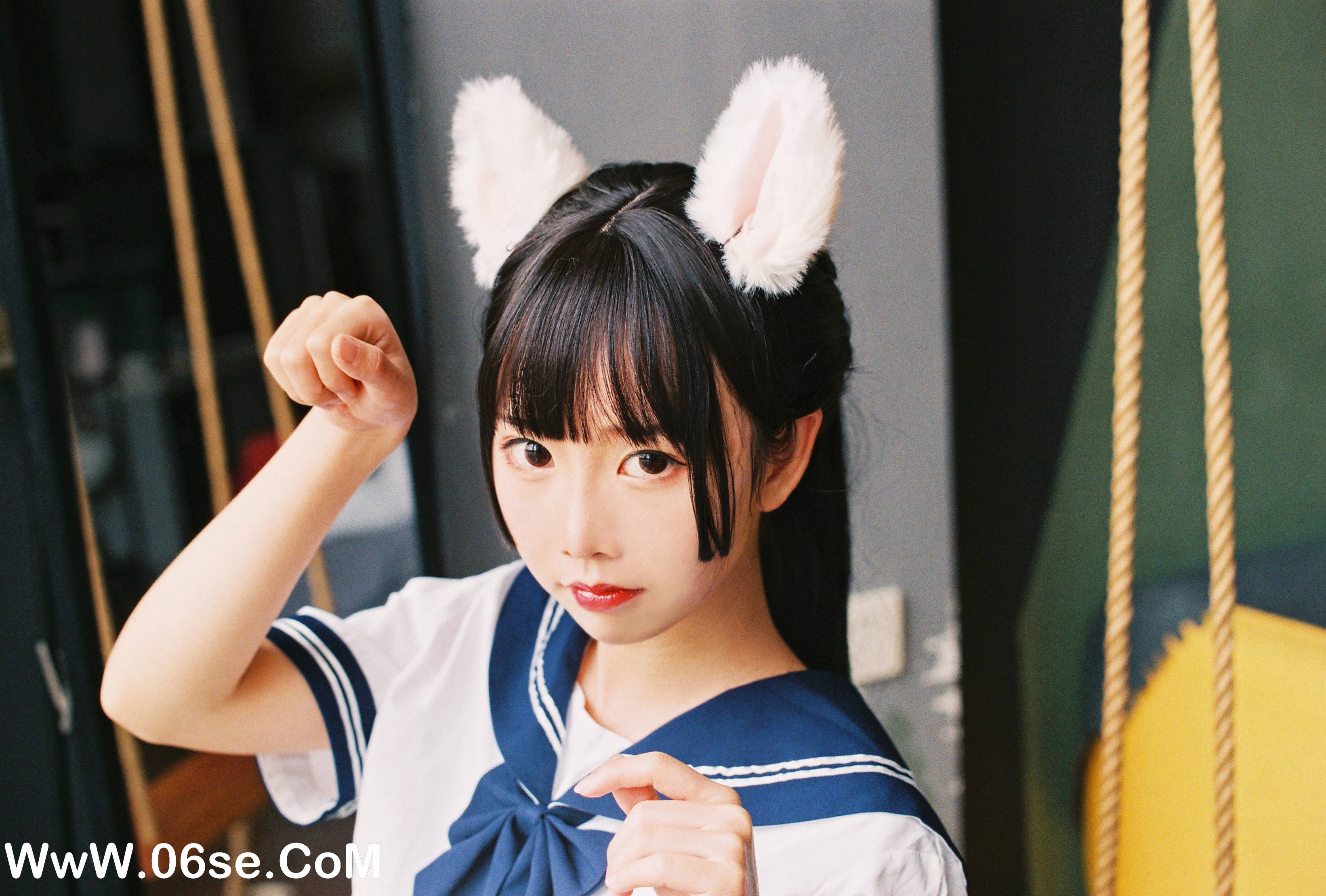 图片[34]-Coser面饼仙儿 NO.032 水手服 死库水 [35P291M]-六色网