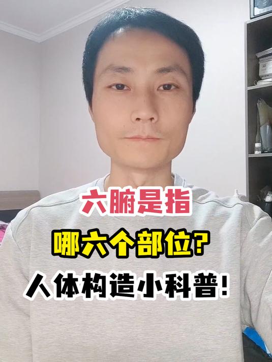 六腑是指哪六个部位?人体构造小科普!