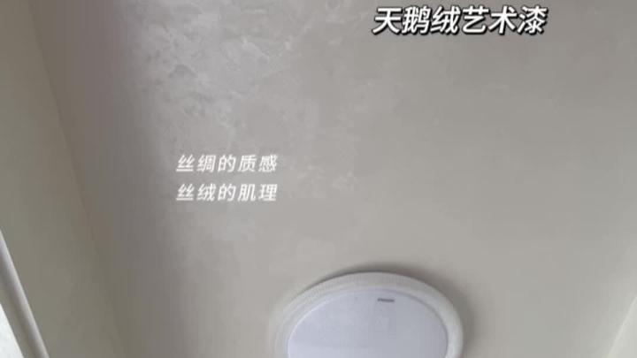 高级感拉满!天鹅绒艺术漆上墙实拍
