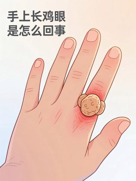 手上长鸡眼是怎么回事 #健康扬帆季#