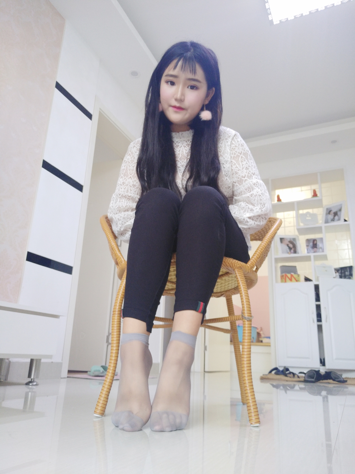 图片[75]-学妹校园寝室短丝系列033期 孙文惠[107P101M]-六色网