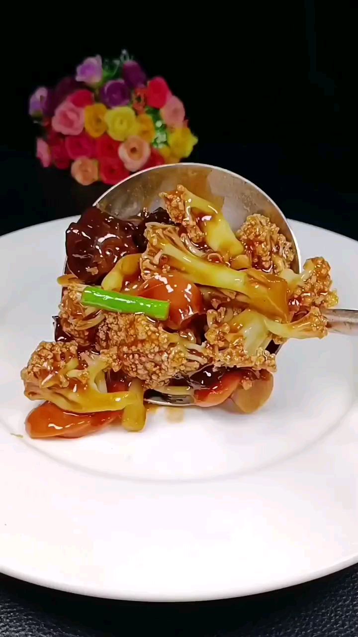 好吃的家常菜,炒菜花