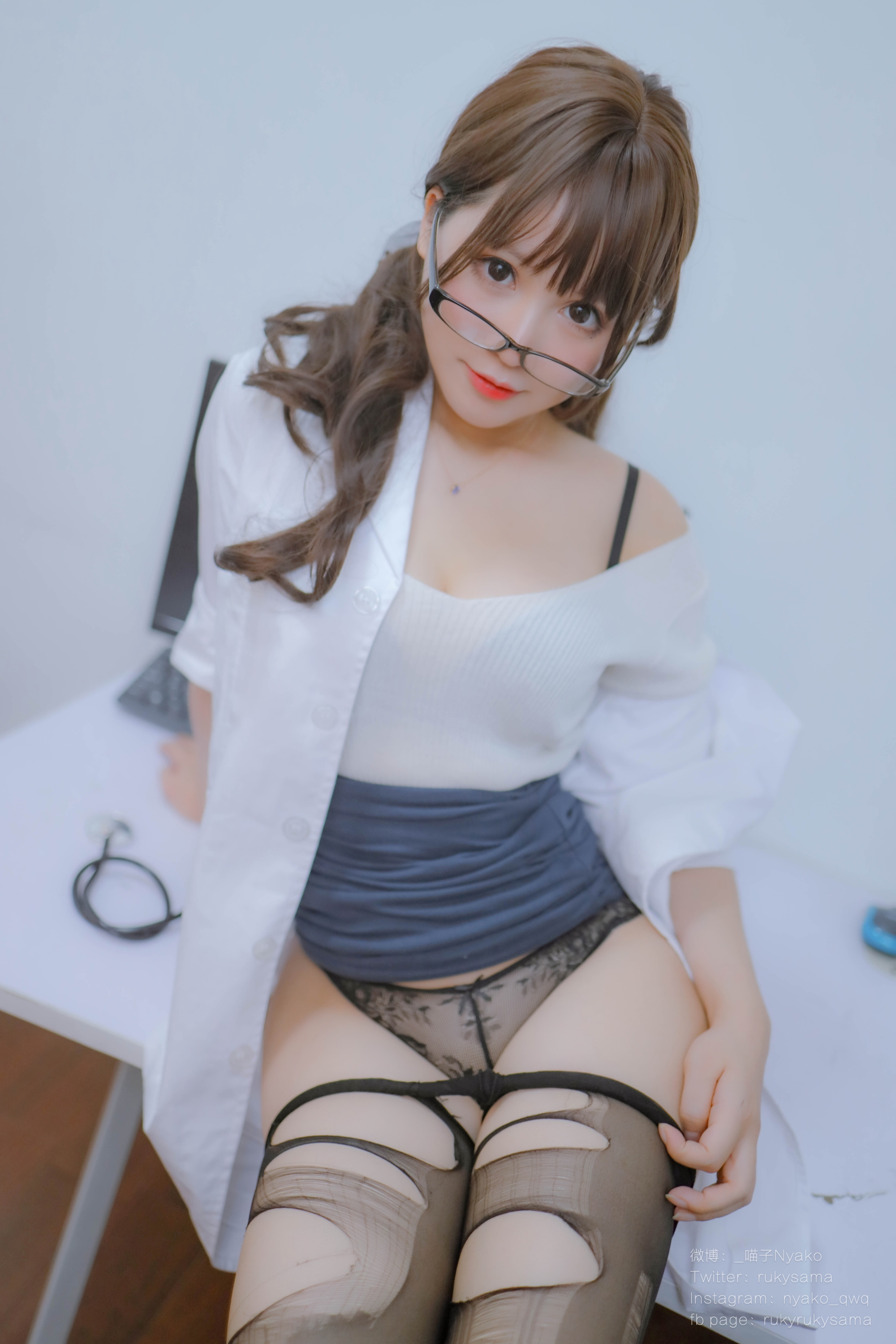 图片[67]-Nyako喵子 NO.026 – 秘密病栋[130P+2V882M]-六色网