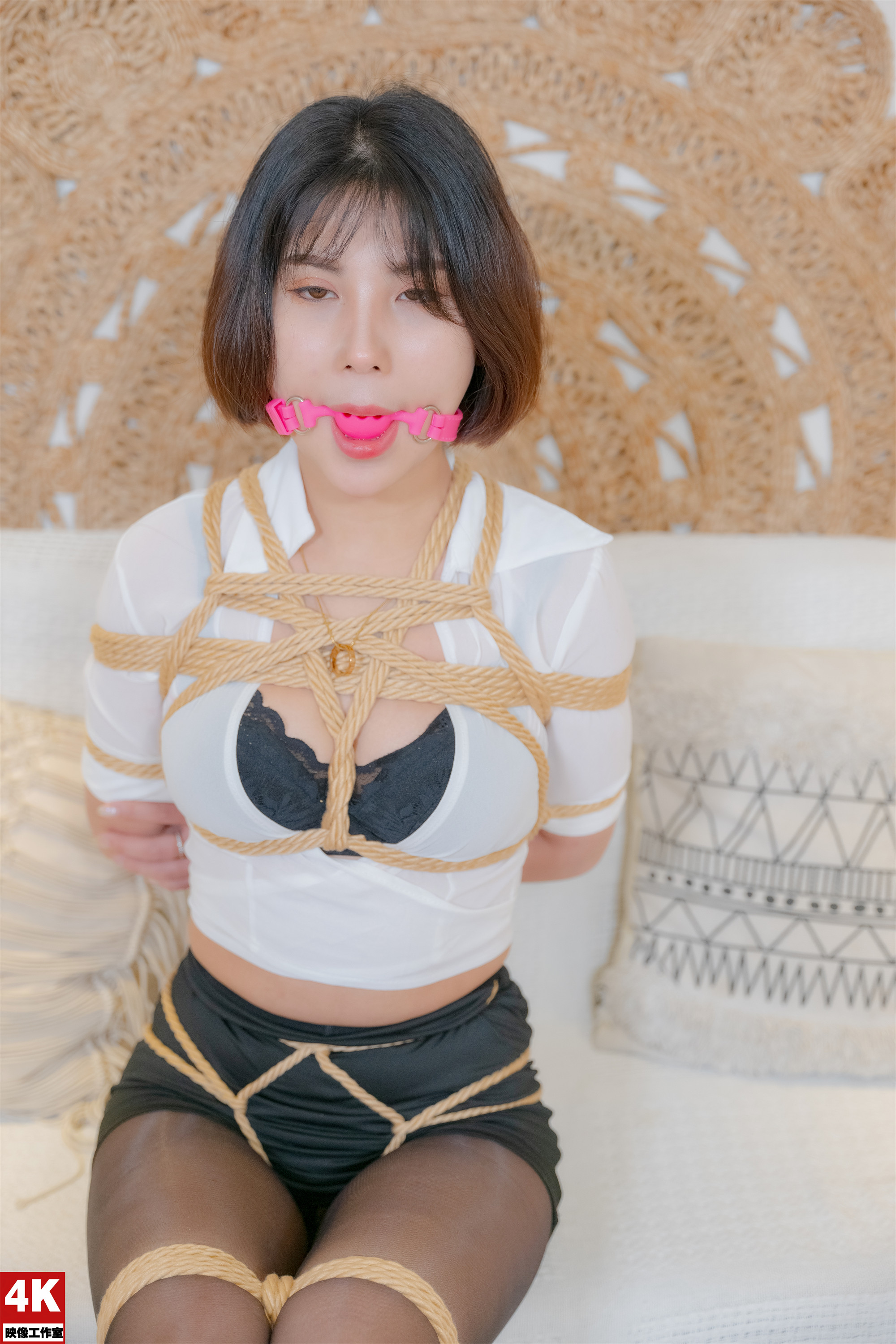 图片[57]-[Ligui丽柜] 2022.04.08 网络丽人 Model 小發-六色网