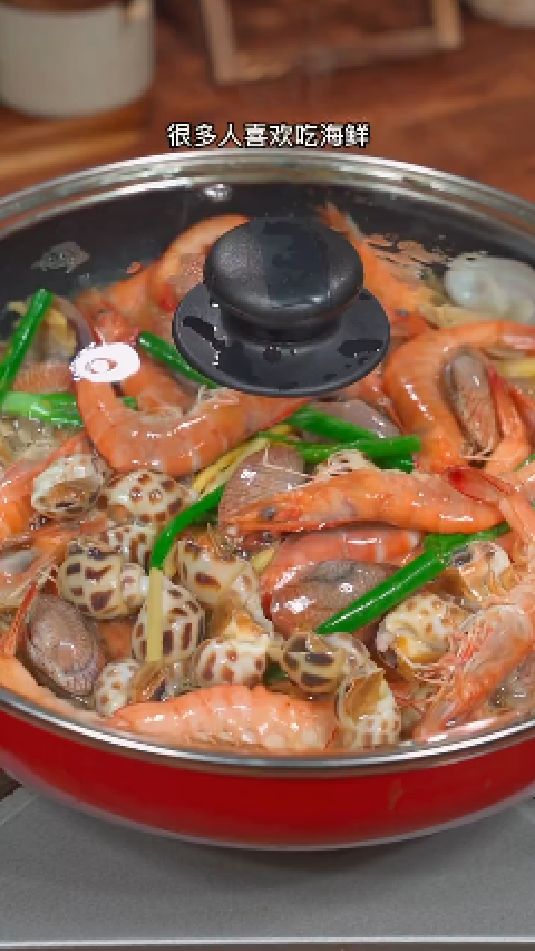 盐焗海鲜的做法