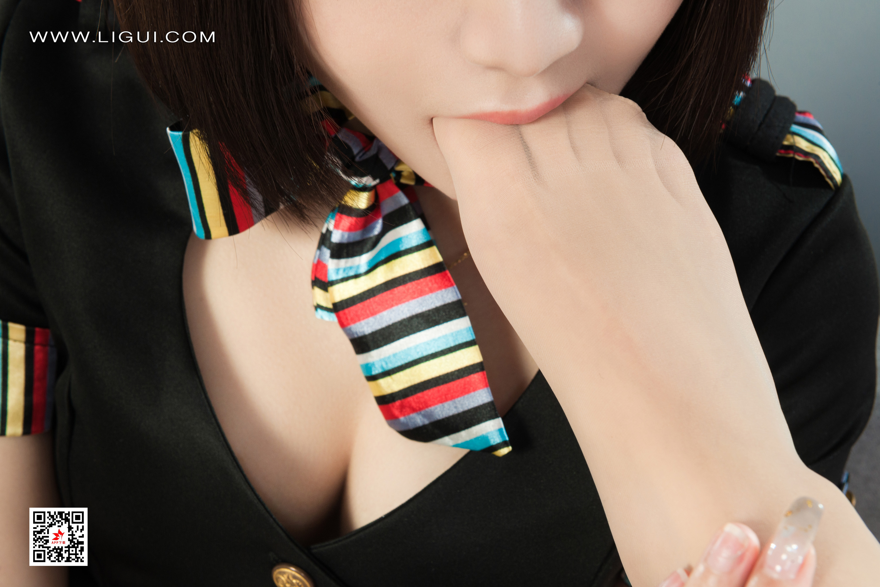 图片[58]-[Ligui丽柜] 2022.04.14 网络丽人 Model 汐汐&小七-六色网