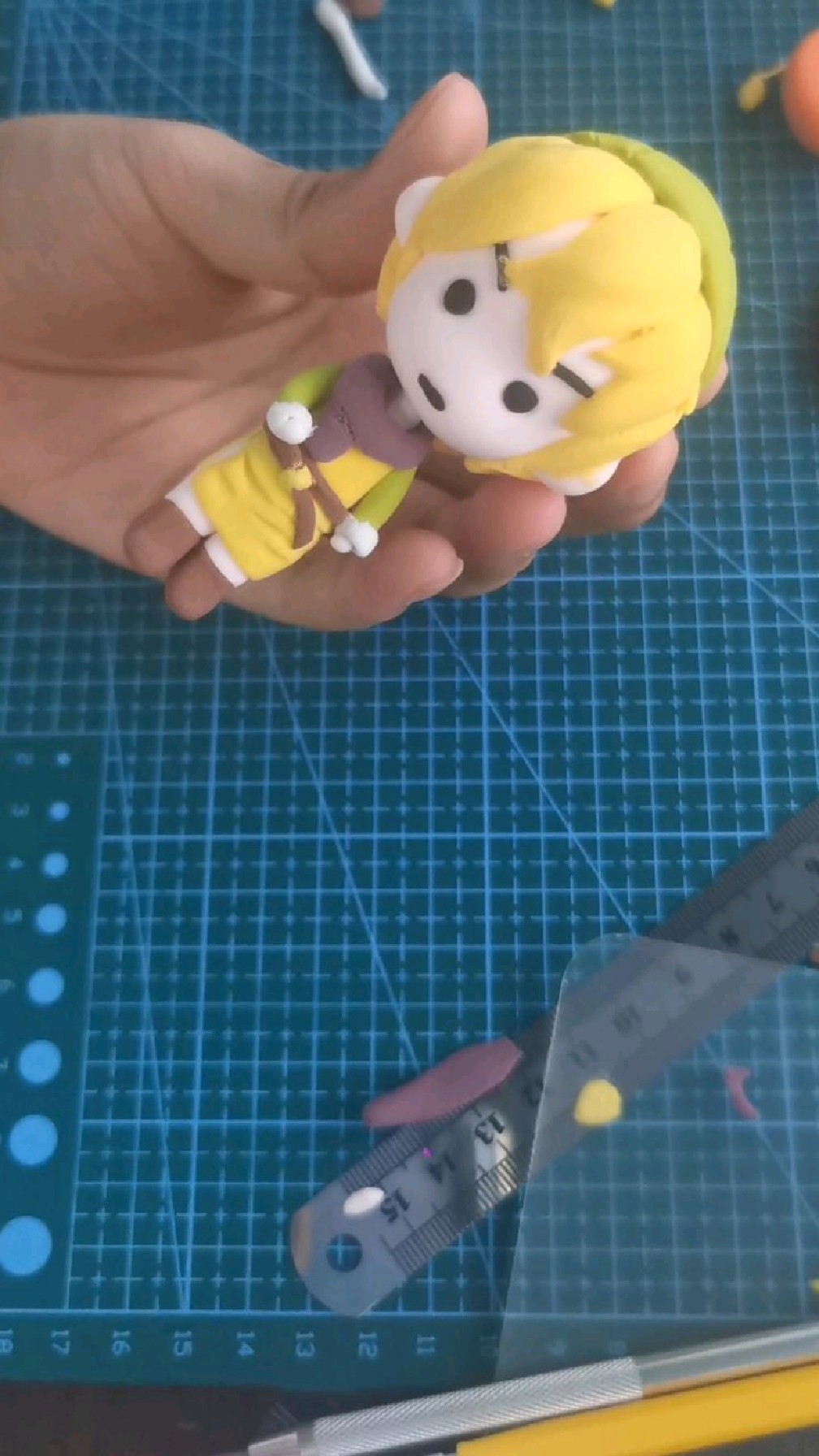 粘土手工Q版萌娃