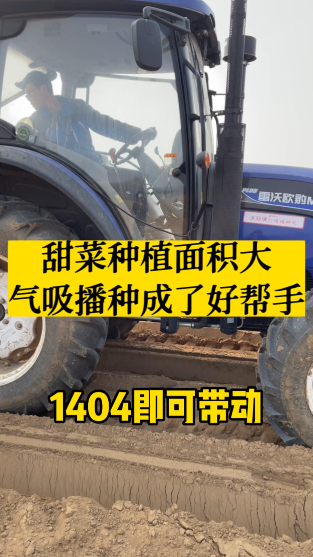甜菜种植面积大,气吸播种成了好帮手