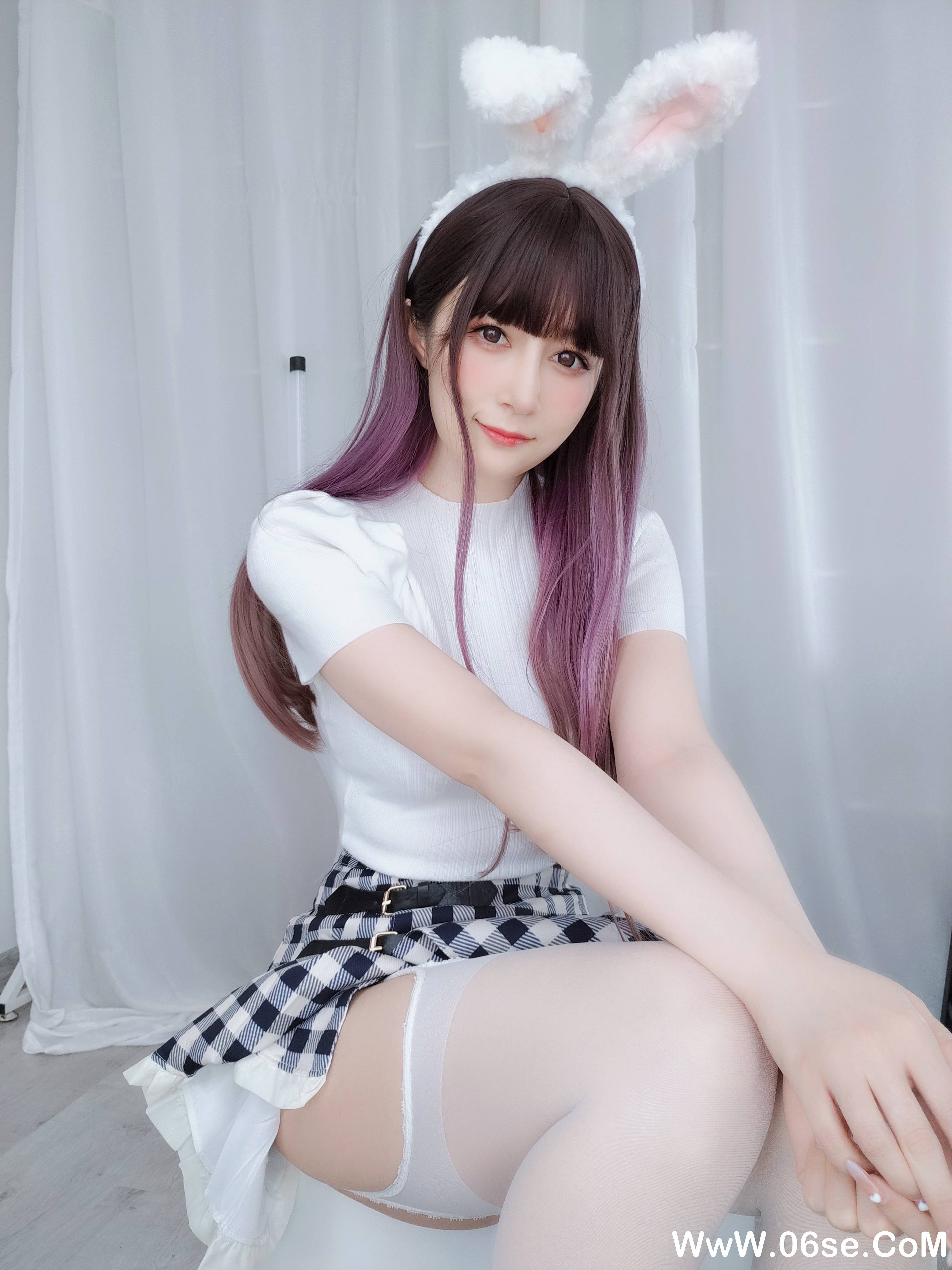 图片[23]-Coser小姐姐白银 NO.152 — 白丝兔女郎[168P+7V1.19G]-六色网