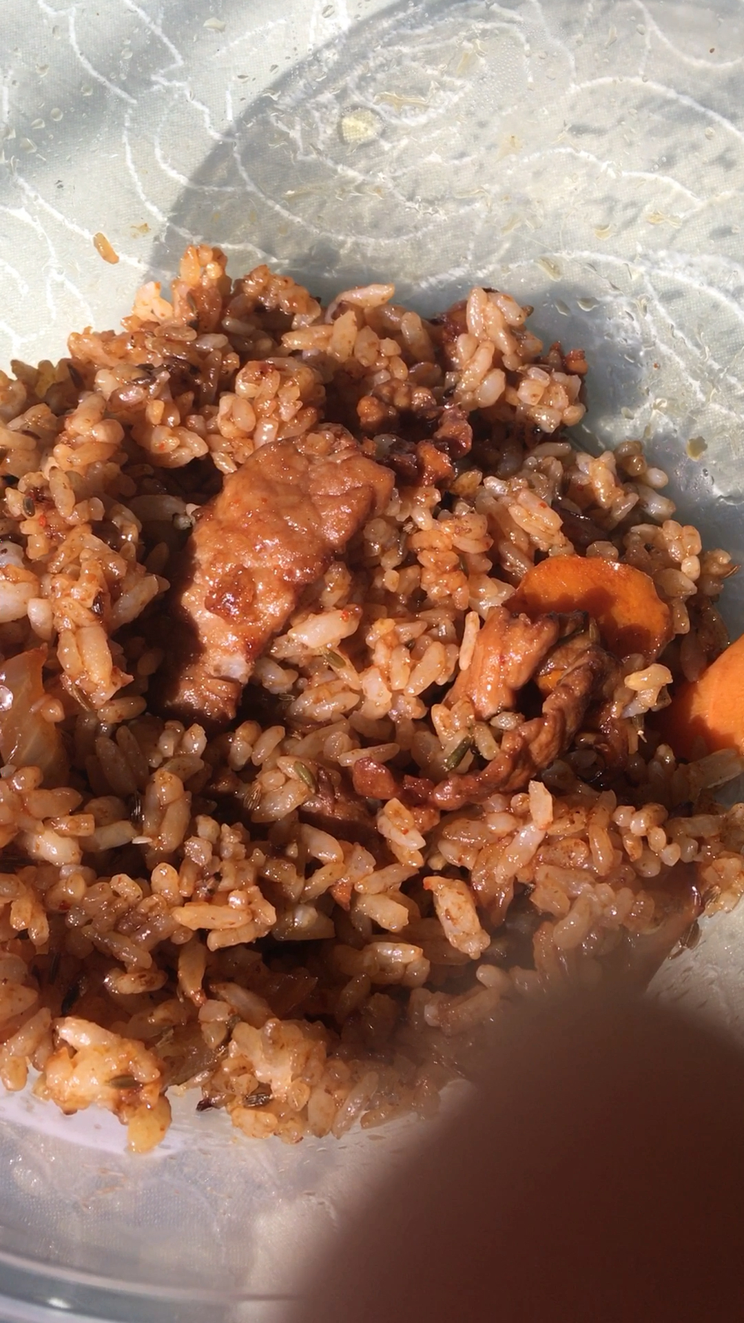 简单粗暴孜然牛肉片炒饭