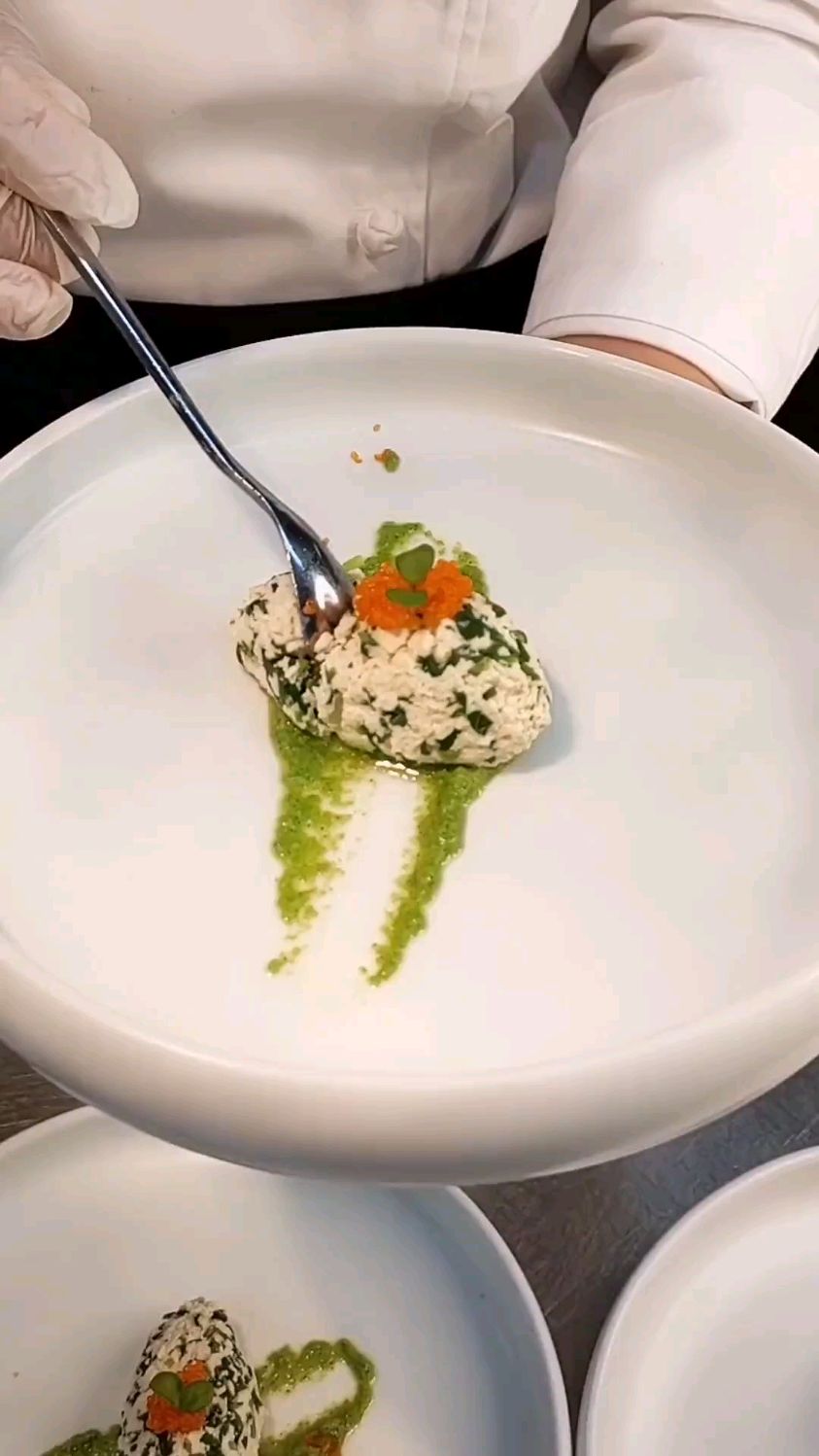 创意融合菜教学,兰花汁的做法。