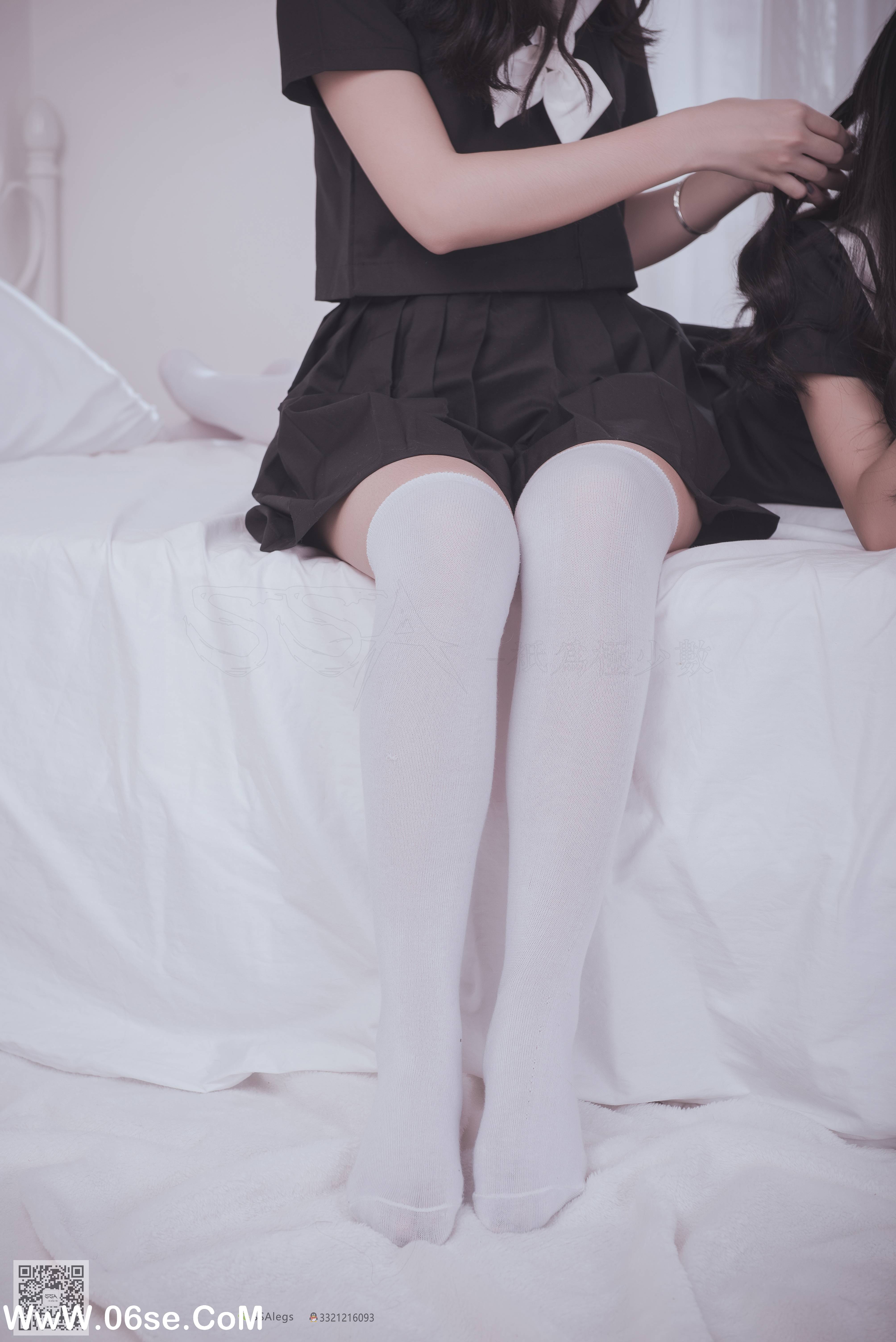 图片[56]-[SSA丝社] NO.028 青青姐妹 姐妹花的JK情[85P928M]-六色网