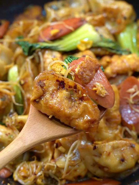 饺子的神仙吃法炒饺子!没想到也这么好吃