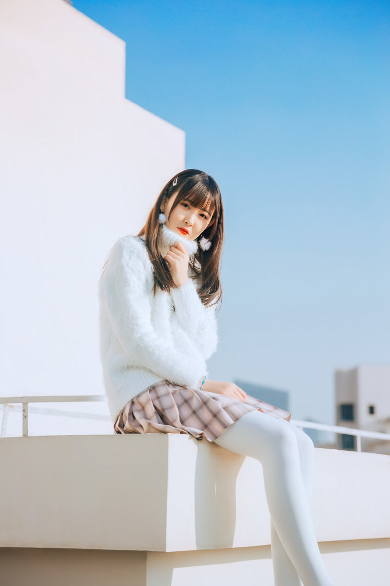 图片[10]-天台の少女-六色网