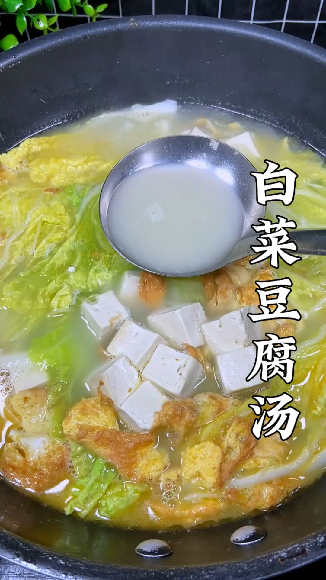 白菜豆腐汤的做法