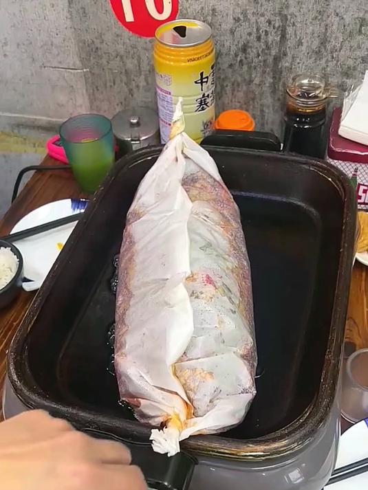 香辣纸包鱼看着太香了