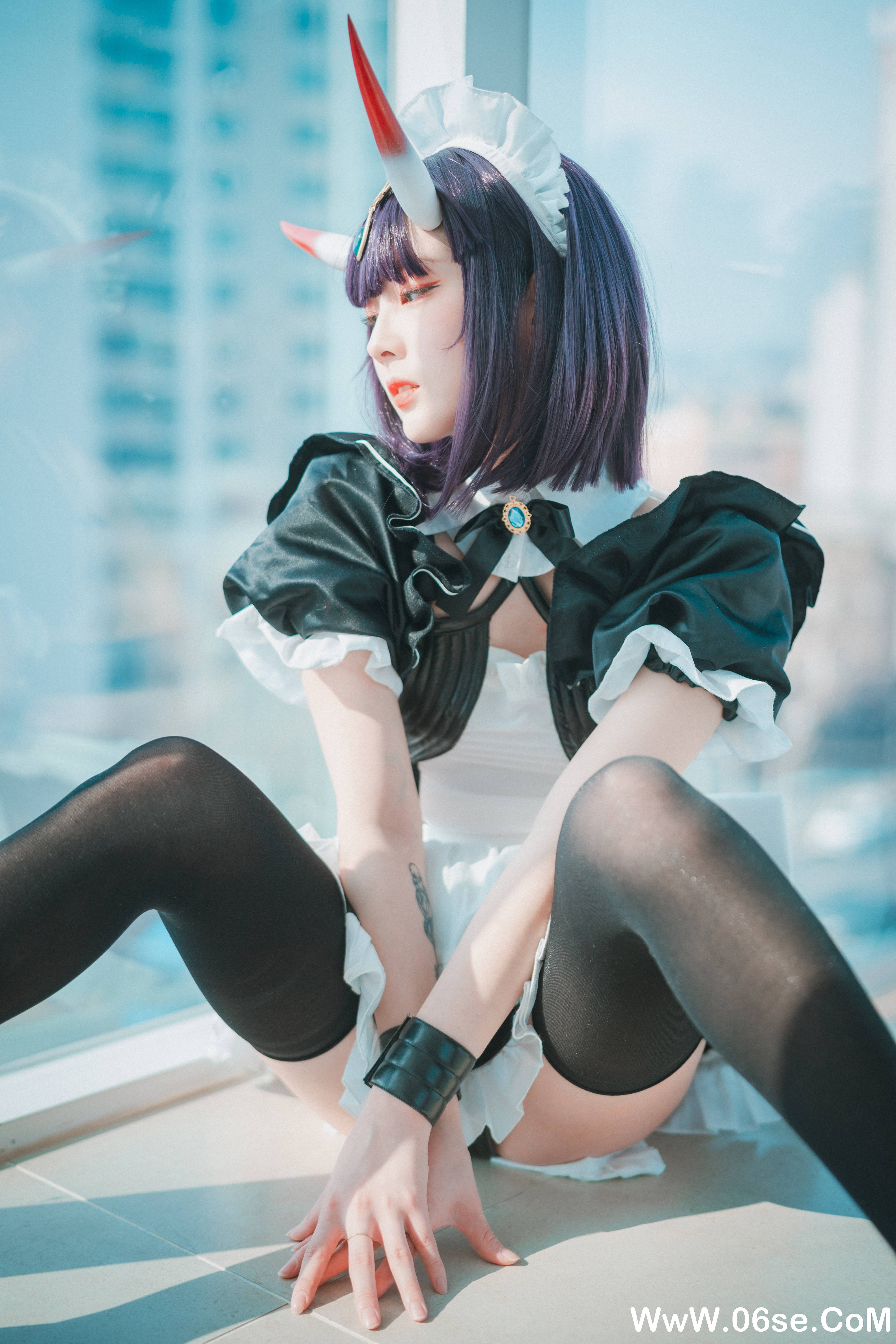 图片[3]-DJAWA – NO.104 Shuten Douji Maid [71P699M]-六色网