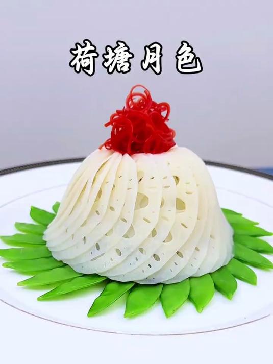 #摆盘技巧 #果蔬造型 #美食教程 #凉菜系列