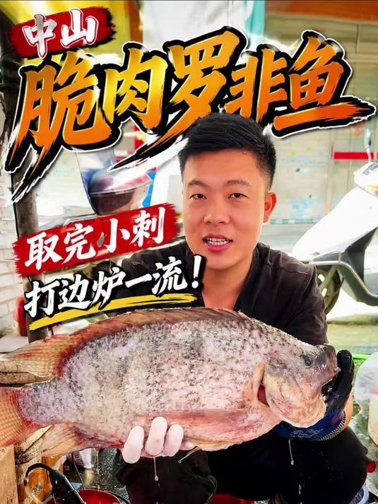 中山脆肉罗非鱼#鱼##杀鱼技术#
