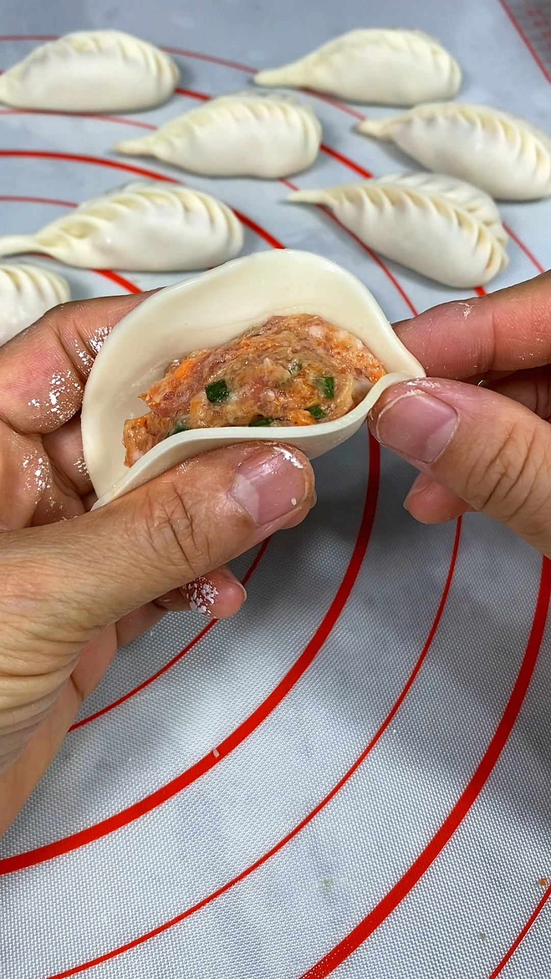 麦穗饺子包法慢动作教程