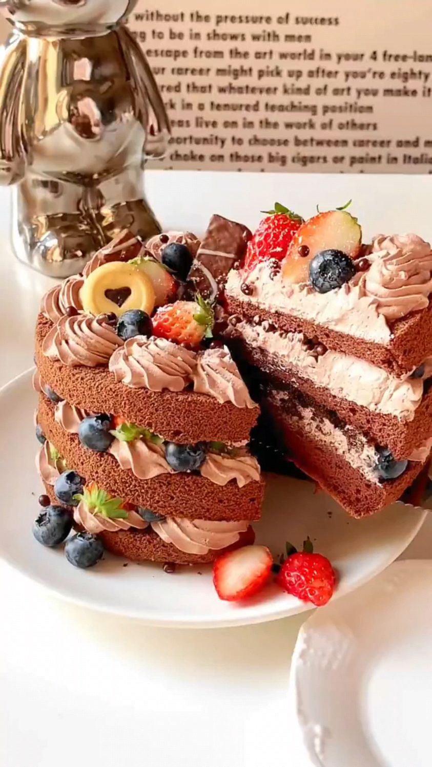 奥利奥草莓蛋糕这样做