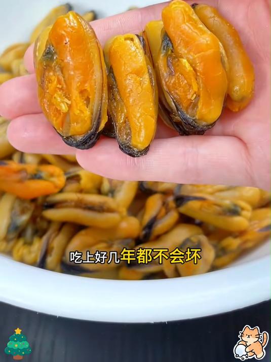 露营海鲜餐！海虹淡菜干便携，炖菜鲜到离谱！