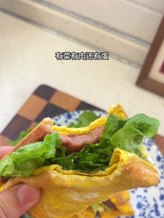 特别适合早餐做的午餐肉三明治