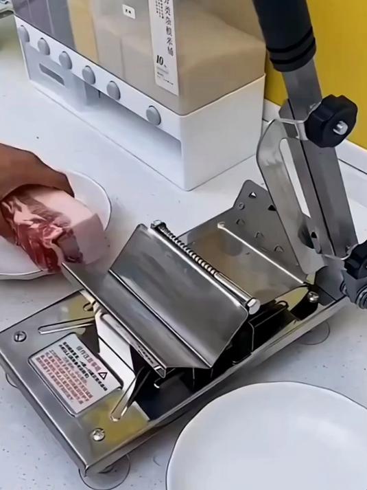 牛羊肉切卷机家用手动小型刨肉机