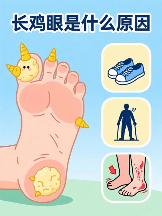 长鸡眼是什么原因