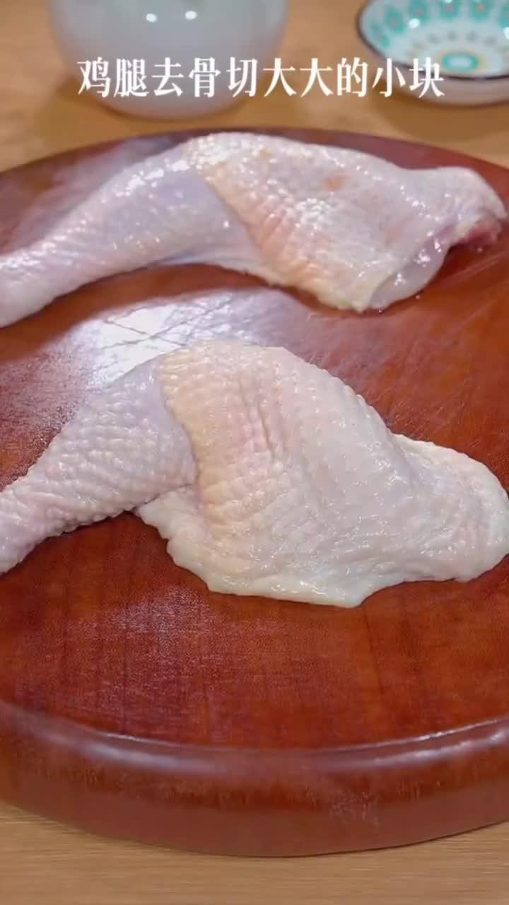 鸡腿肉串,炒出来的一样好吃……