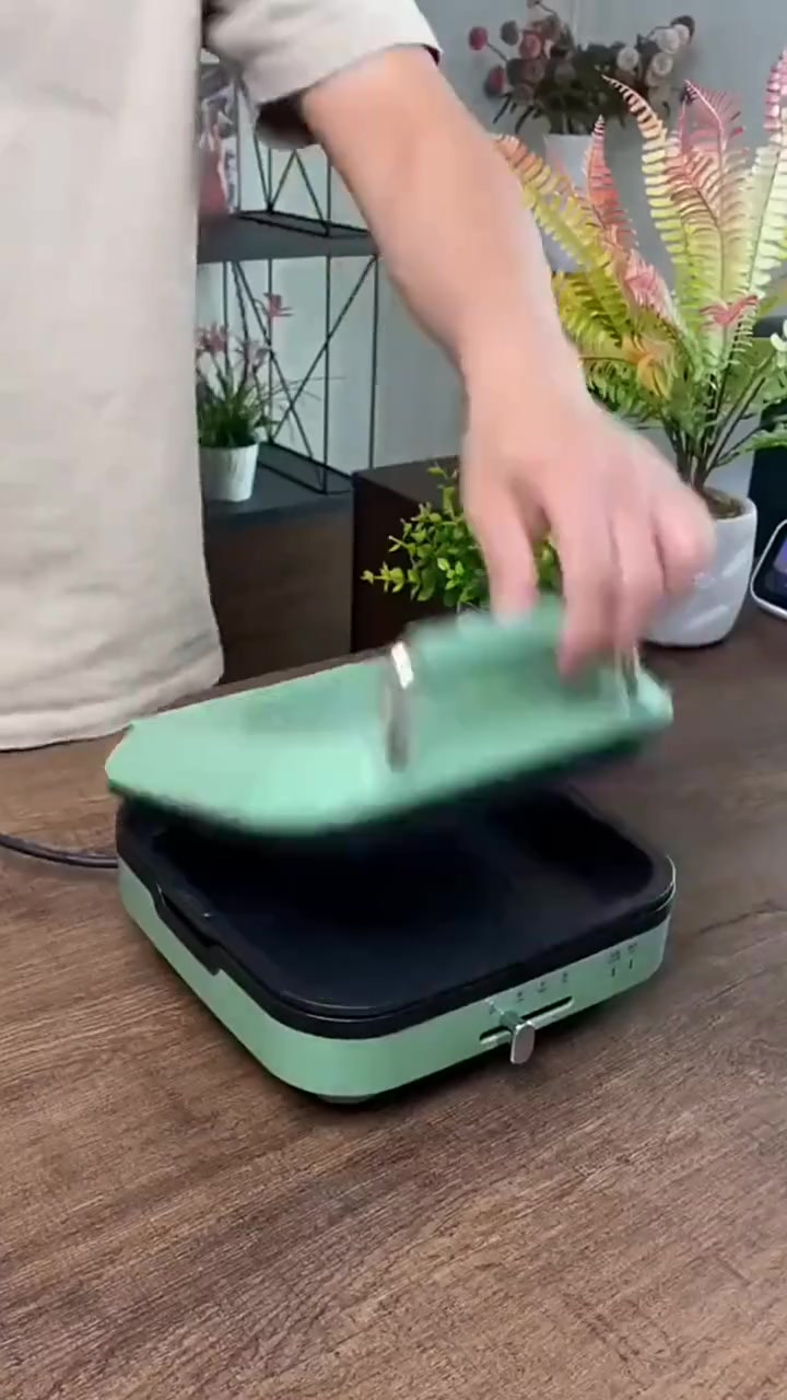 摩飞电饼铛家用双面加热早餐机加大多功能烙饼锅煎锅可拆洗MR