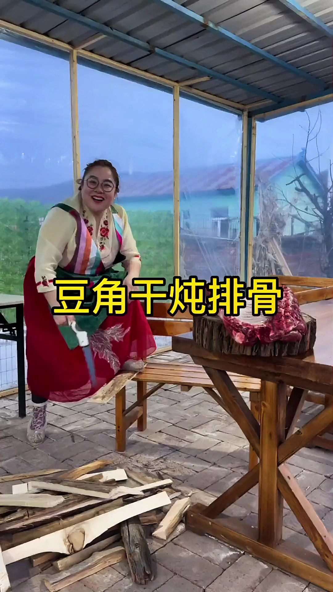 铁锅炖豆角干排骨，这么炖出来的豆角干比排骨还香