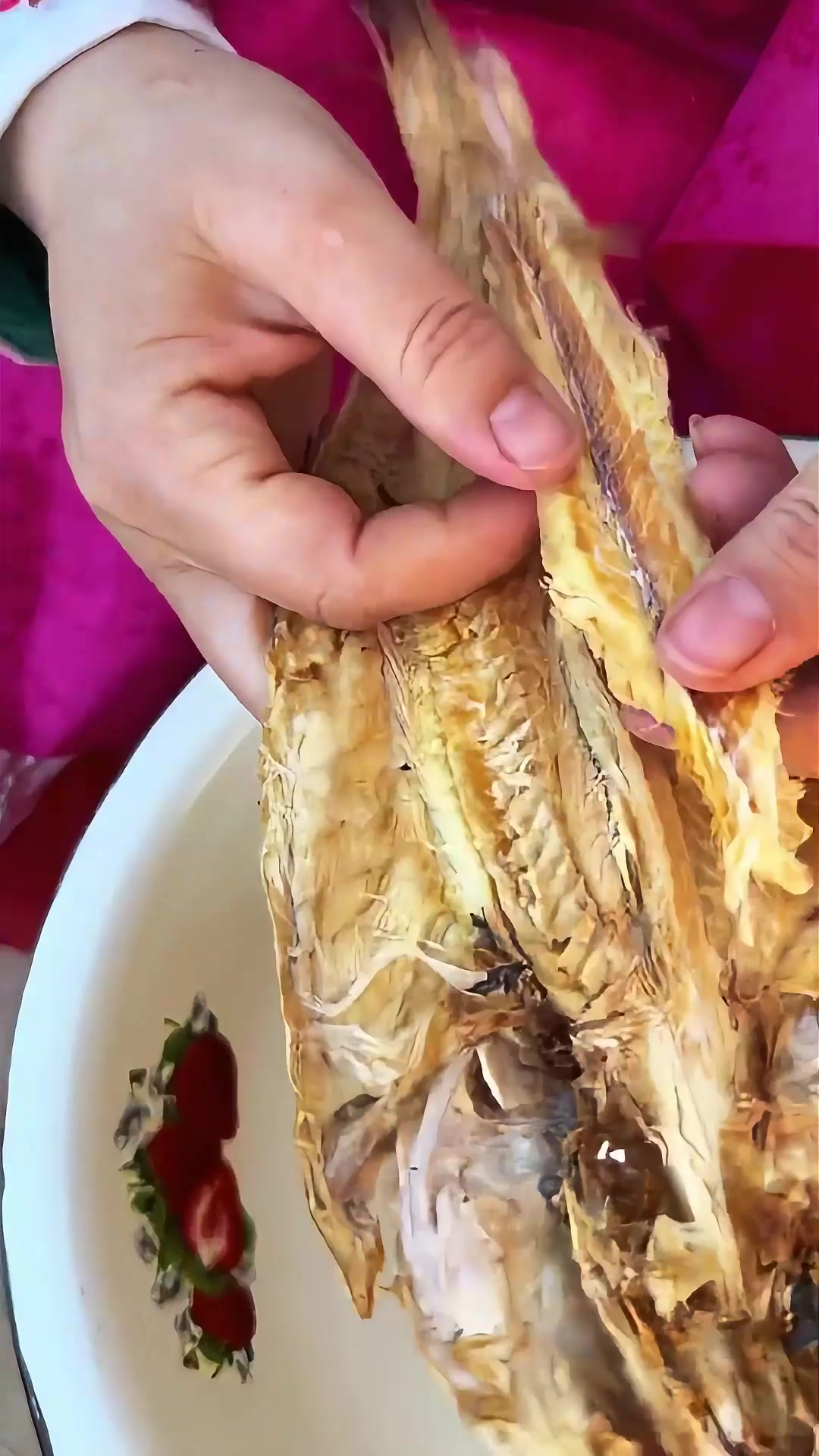 朝鲜族下酒菜，辣拌明太鱼鱼饼，真的太好吃了