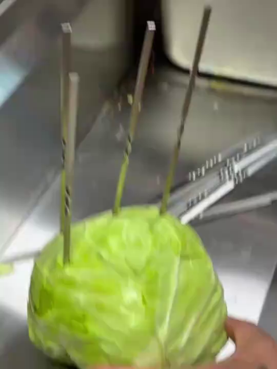 听说东北都是这样串包菜的