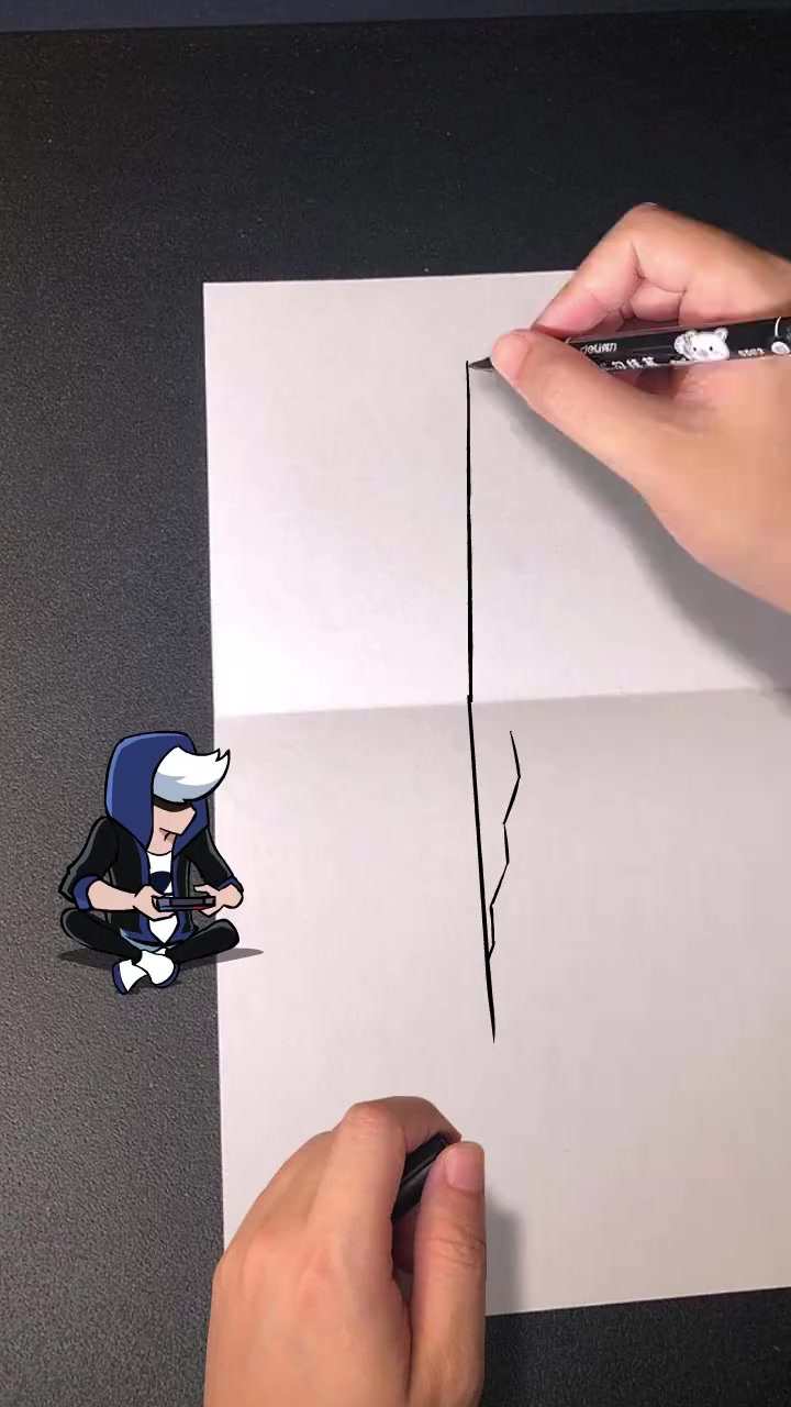 画个立体画……差点打开了异世界的通道