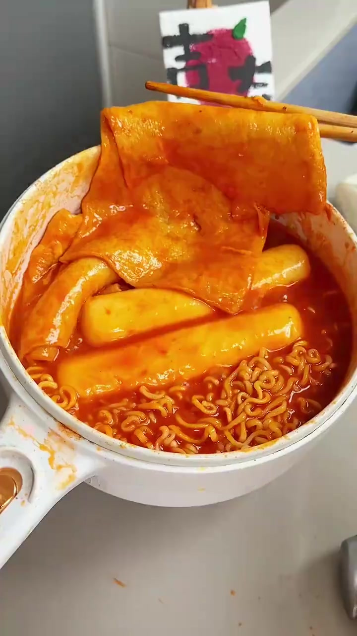 韩餐店同款鱼饼炒年糕在家做