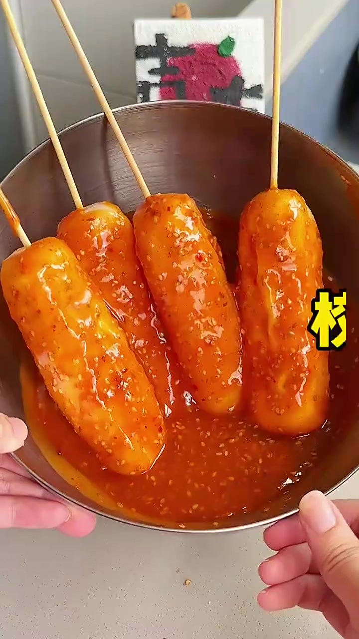 外脆里糯的韩式胖嘟嘟年糕,配方终于挖到了