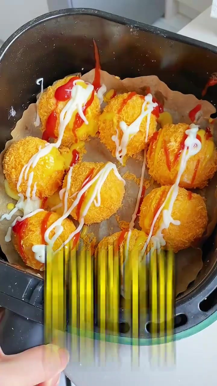 我悟了,不开火也能复刻韩综土豆泥芝士球