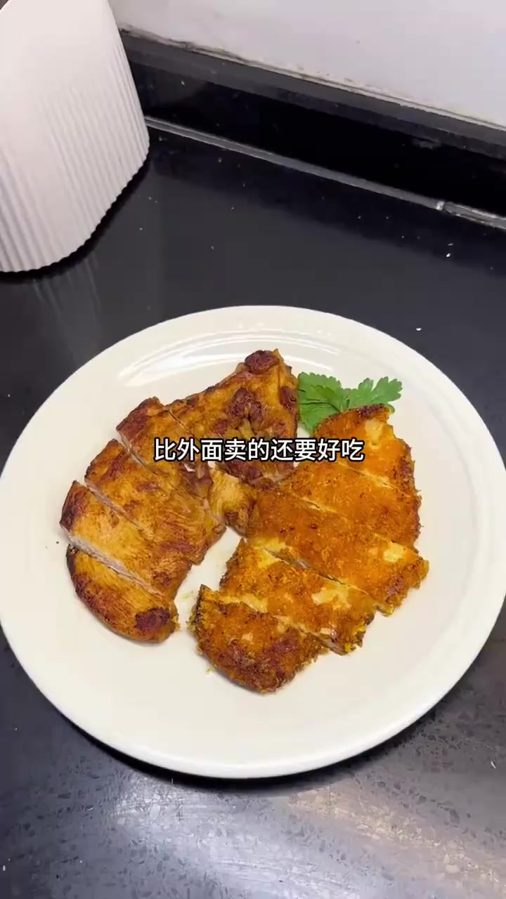 宝妈在家自制鸡排,比卖的还好吃