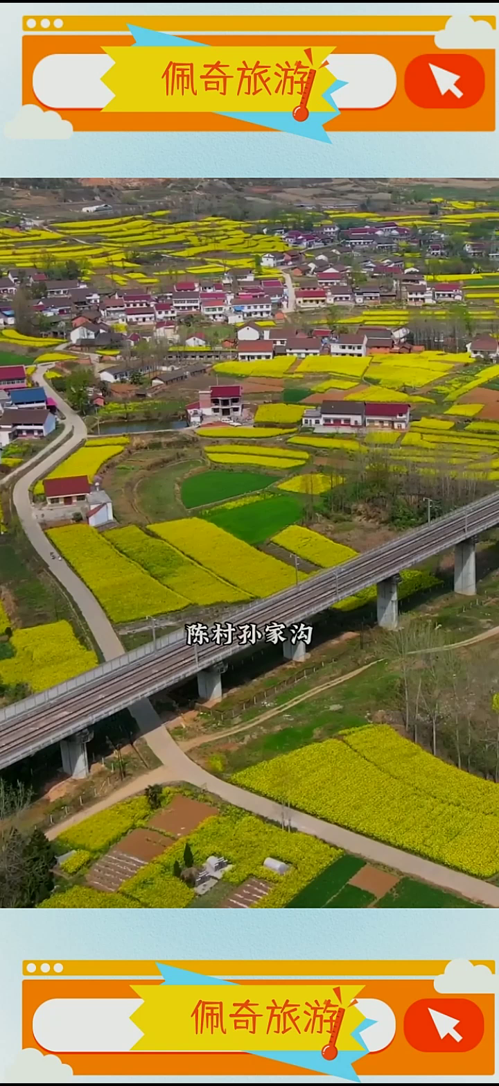 大美中国,陕西汉中油菜花海已经盛开,这里是中国最美的