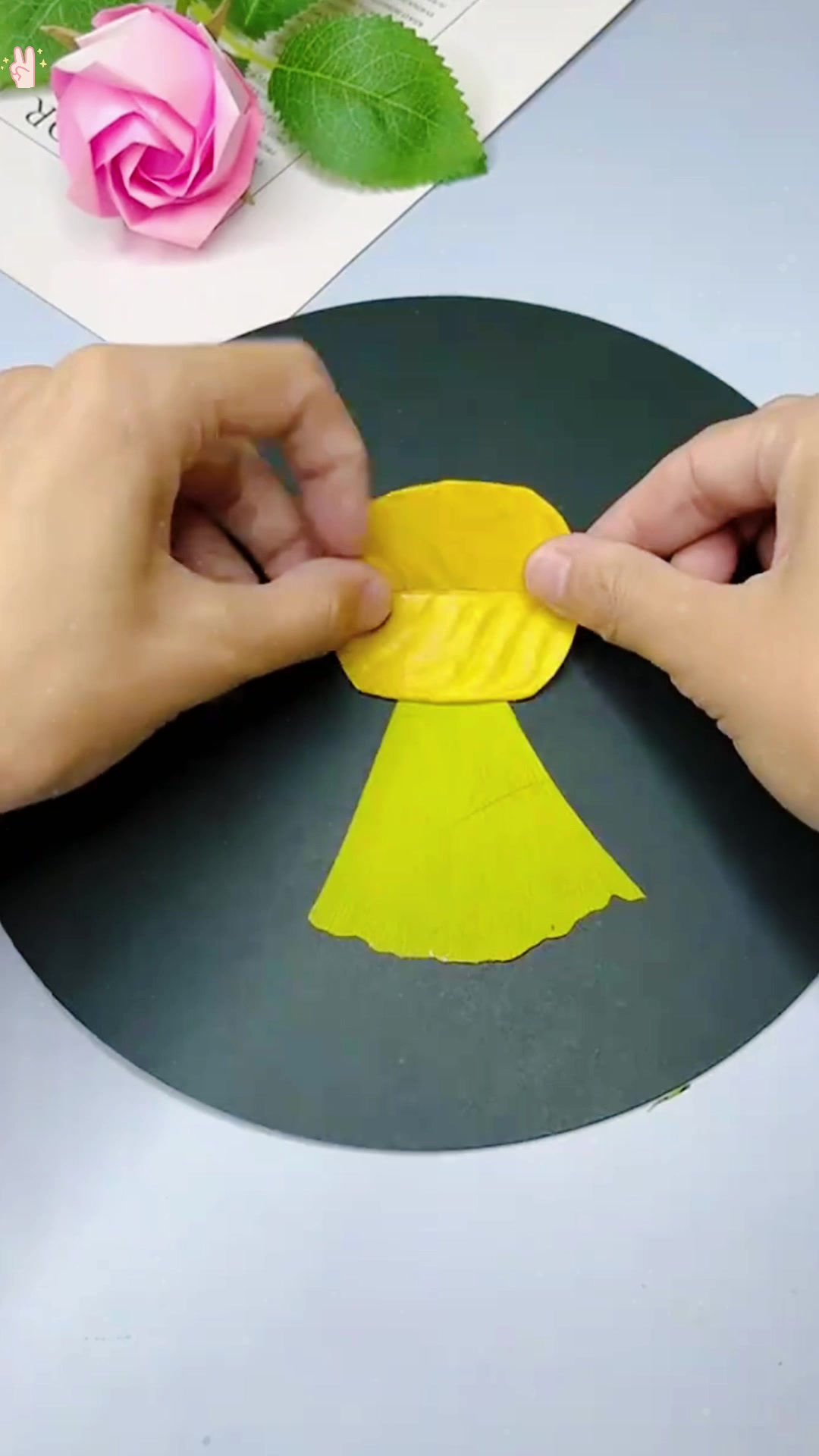 小兔子树叶贴画能有多可爱?一起先睹为快!