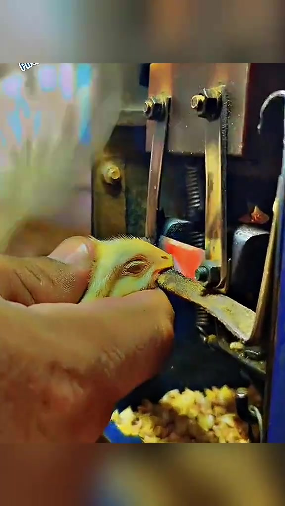 小鸡被切嘴前端的痛苦与无奈:为了生存还是为了利益?