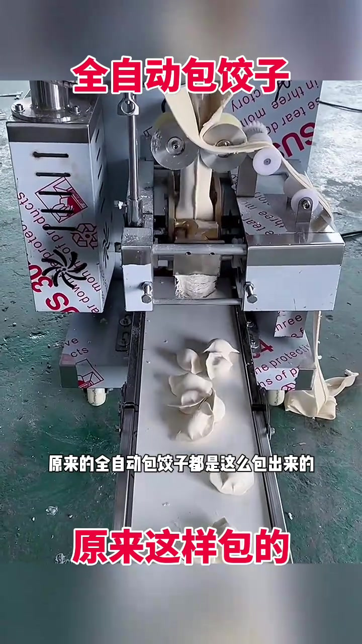 瞧,全自动包饺子,神奇又方便!
