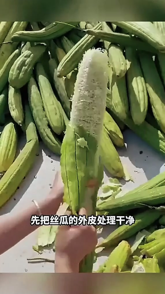 用丝瓜瓤做的蒸笼布,这东西真实用!