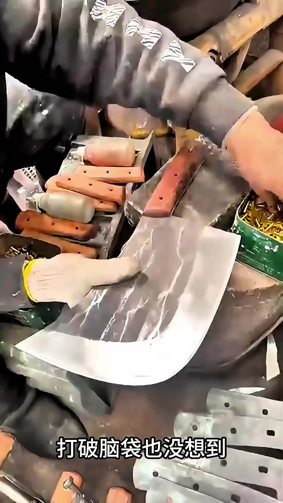 原来给菜刀安装刀柄居然这么简单,真的长见识了
