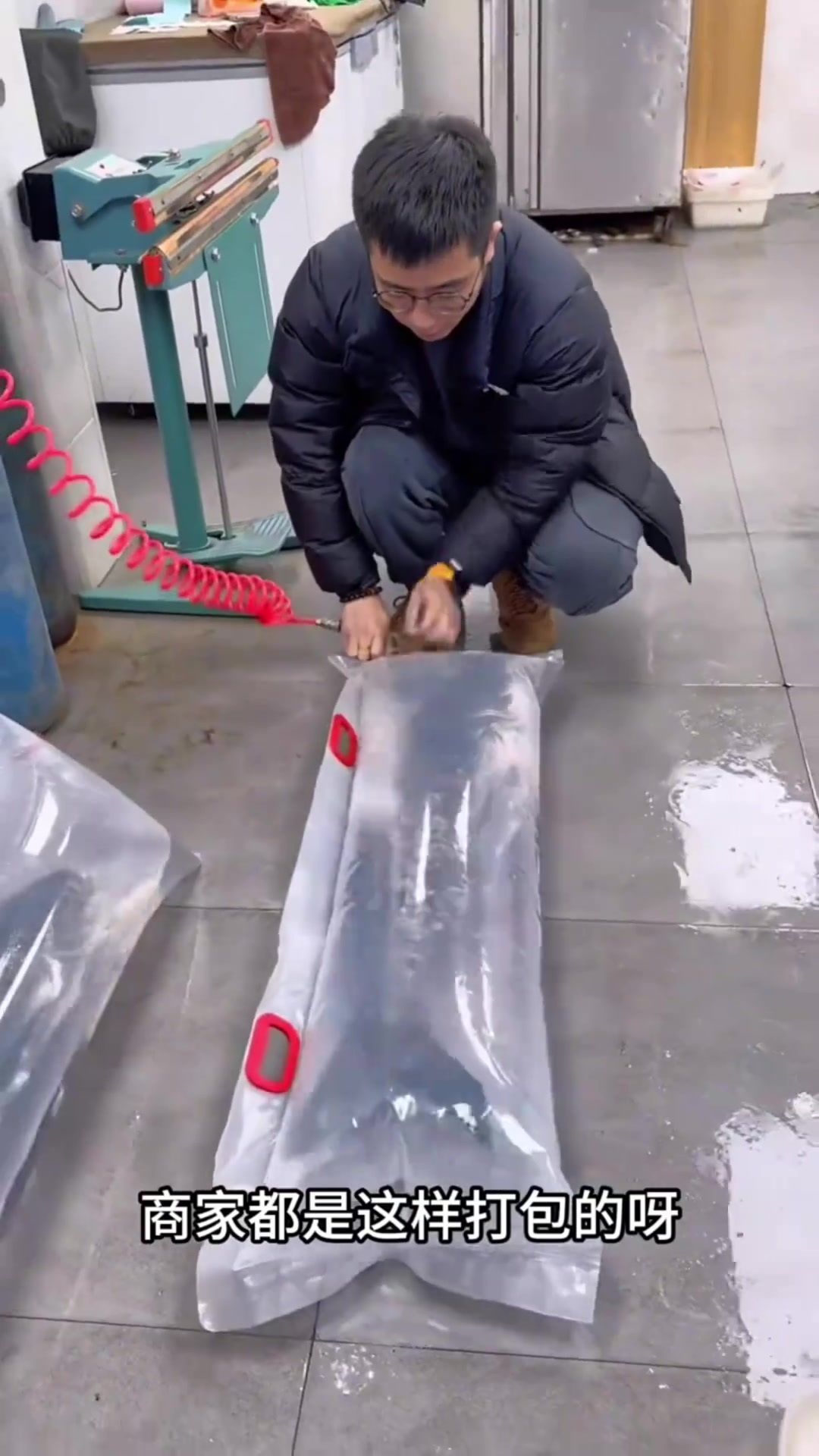 揭秘网络买鱼:活鱼打包方式让人惊讶,塑料袋里的秘密!