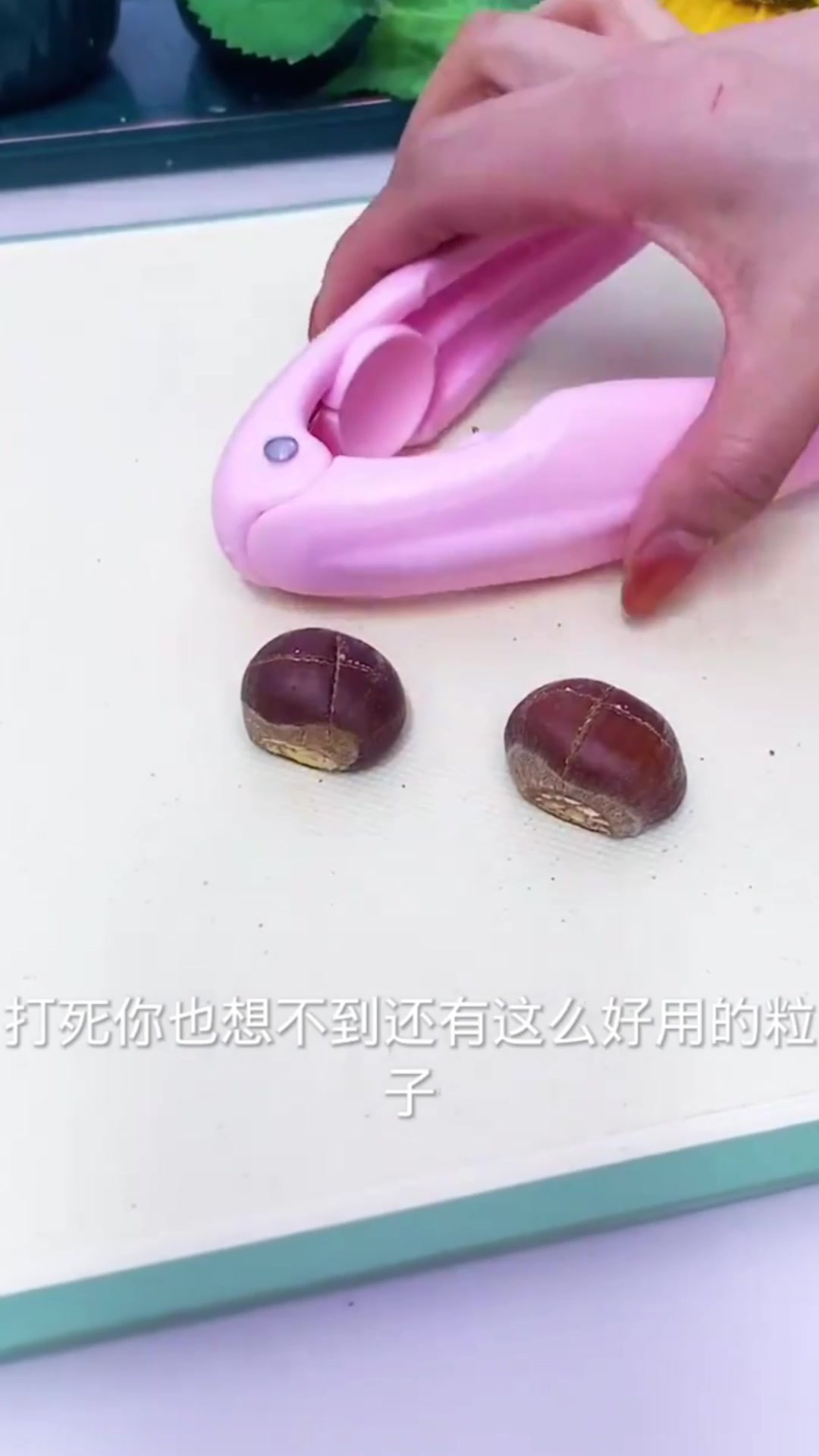 还在用菜刀切板栗?落后了,聪明人这样做,绝了