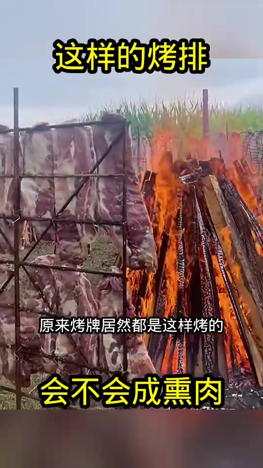 这样的烤排,会不会成熏肉!